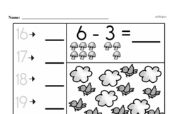 Kindergarten Number Sense Worksheets - Numbers 0-10 Worksheet #67