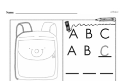 Kindergarten Number Sense Worksheets - Numbers 0-10 Worksheet #98