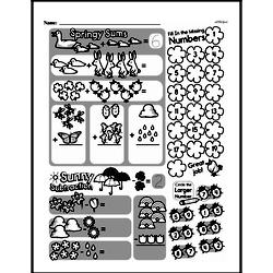 Kindergarten Number Sense Worksheets - Numbers 0-10 Worksheet #57