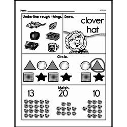 Kindergarten Number Sense Worksheets - Numbers 11-20 Worksheet #5