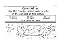 Kindergarten Number Sense Worksheets - Two-Digit Numbers Worksheet #24