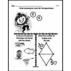 Kindergarten Number Sense Worksheets Worksheet #132