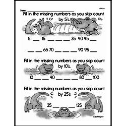 Kindergarten Patterns Worksheets - Number Patterns Worksheet #8