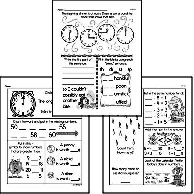 Time Workbook (all teacher worksheets - large PDF)