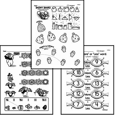 Winter Math Challenge Workbook