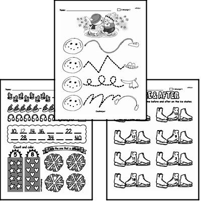 Winter Math Challenge Workbook