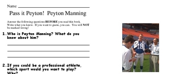 Pass it Peyton!  Peyton Manning