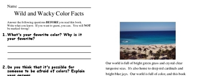 Wild and Wacky Color Facts