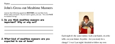 John's Gross-out Mealtime Manners