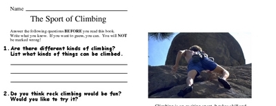 The Sport of Climbing