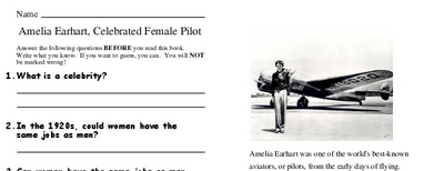 Amelia Earhart, Celebrated Female Pilot