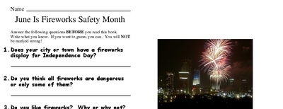 June Is Fireworks Safety Month