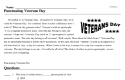 Punctuating Veterans Day