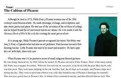 Pablo Ruiz y Picasso<BR>The Cubism of Picasso