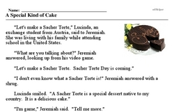 November 30 - Sacher Torte Day<BR>A Special Kind of Cake
