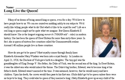 Queen Elizabeth II<BR>Long Live the Queen!