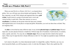 Print <i>World on a Window Sill, Part 2</i> reading comprehension.