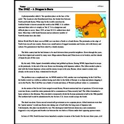 Print <i>The DMZ - A Dragon is Born</i> reading comprehension.