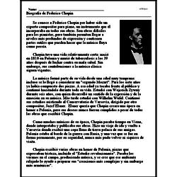 Print <i>Biograf�a de Federico Chopin-44</i> reading comprehension.
