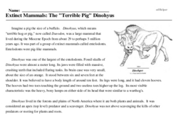 Print <i>Extinct Mammals: The 