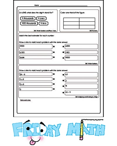 Friday Daily Math Practice (Grade 5)